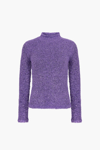 CURIO SWEATER IN PURPLE TINSEL