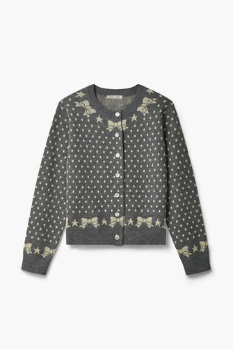 DUCKLING CARDIGAN IN GREY