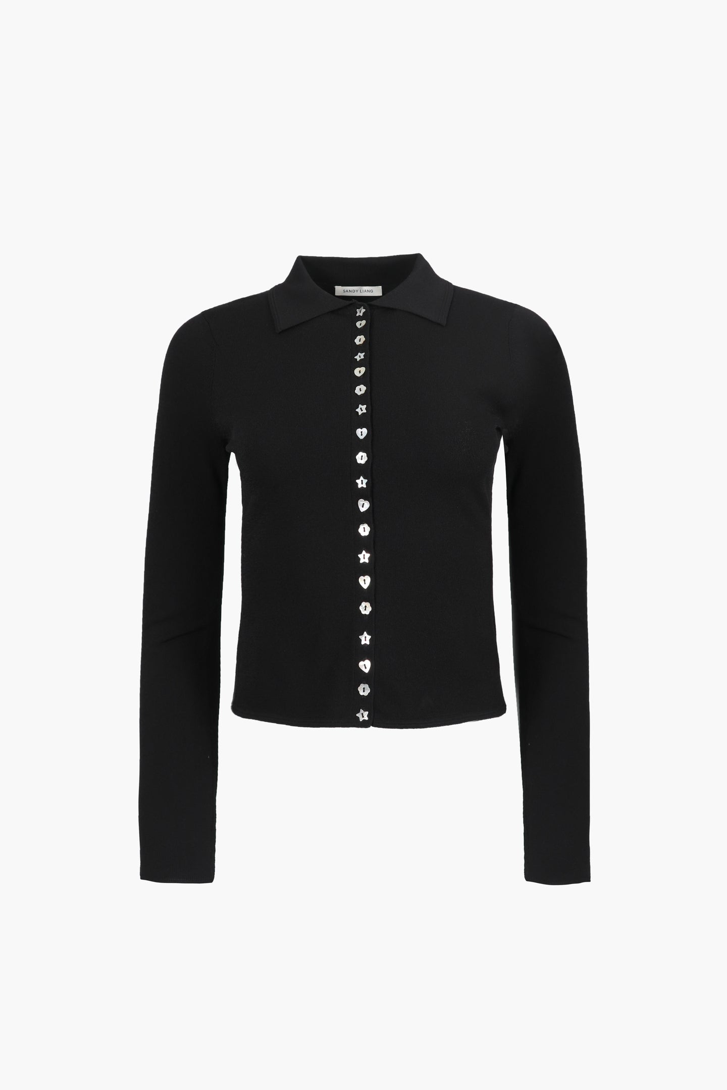 FICTION CARDIGAN IN BLACK