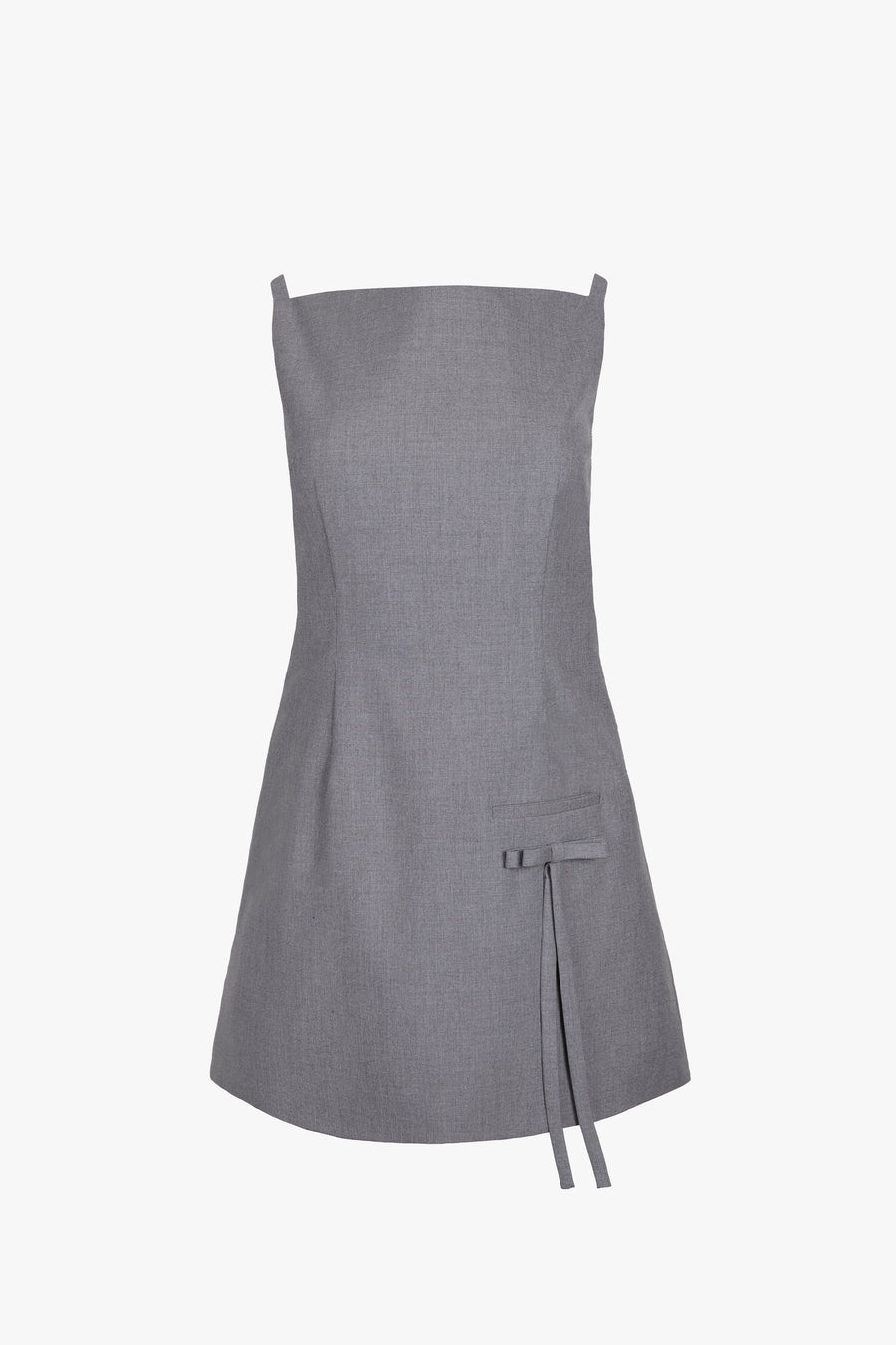 GRETCH DRESS IN ASH GREY