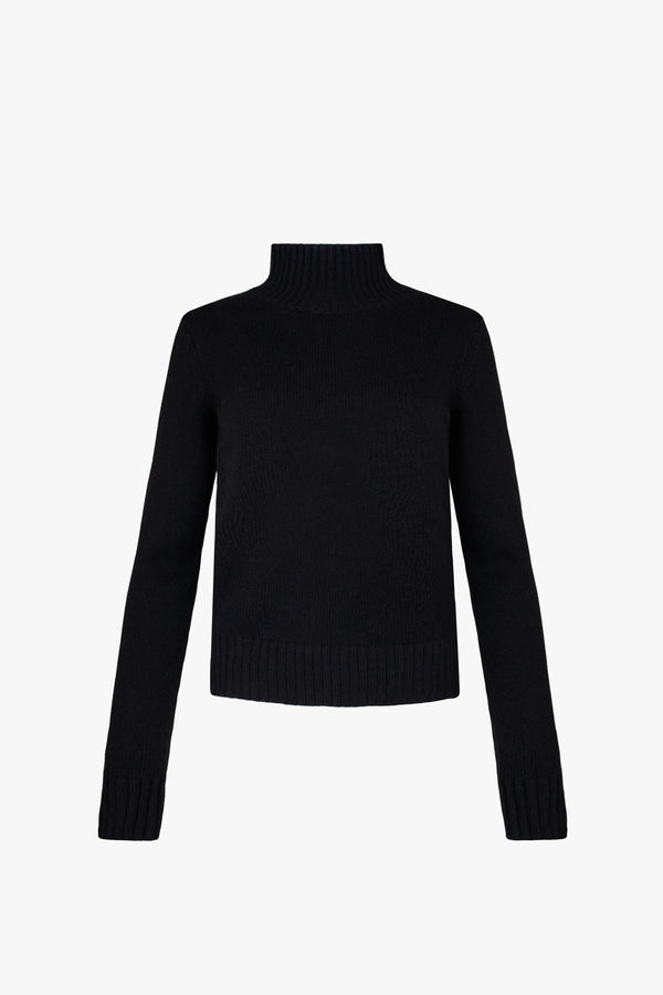 HULL CASHMERE SWEATER IN BLACK