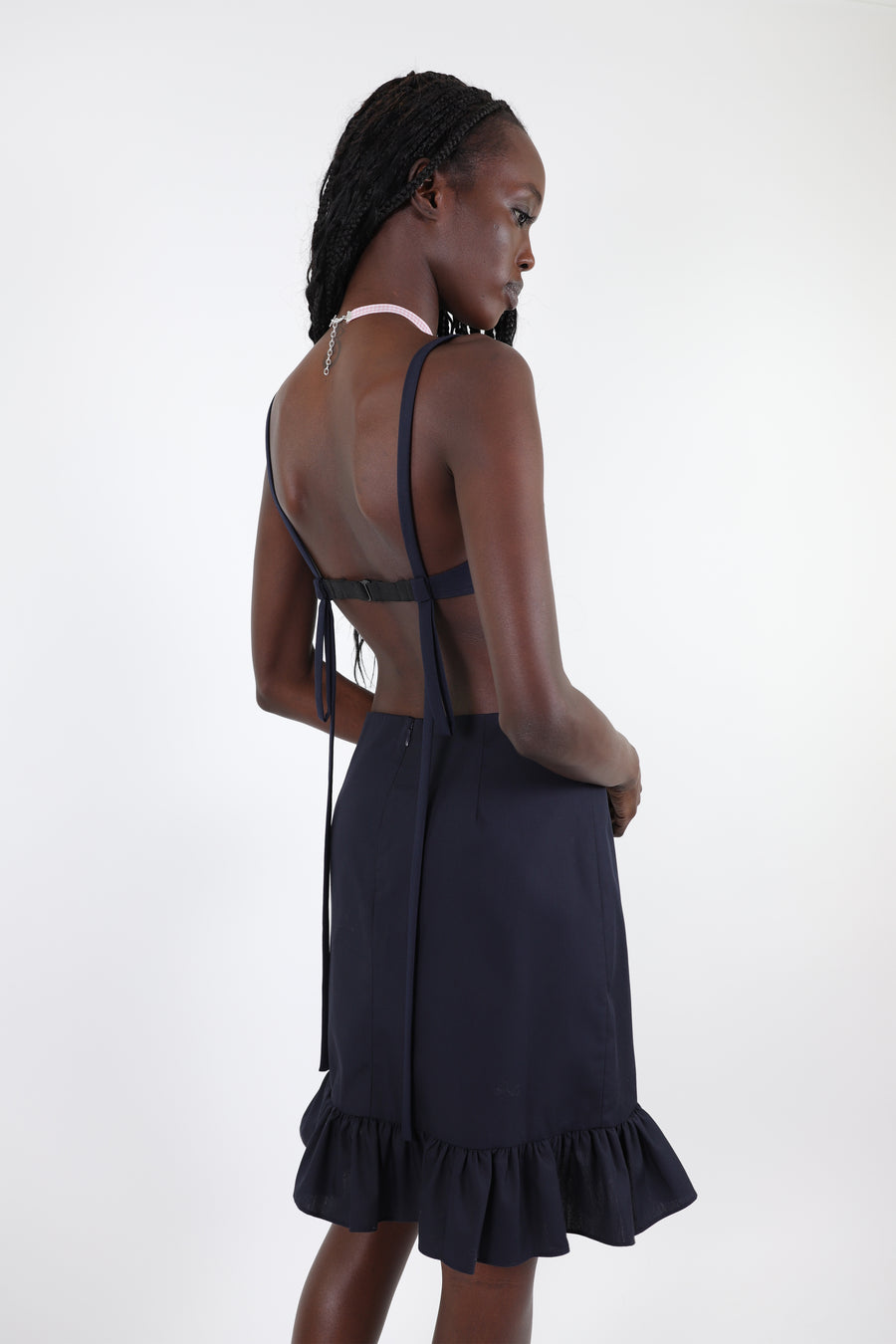 DEMIE BRA IN INK BLUE