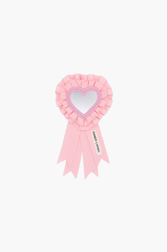 MINI I LOVE YOU BROOCH IN PINK