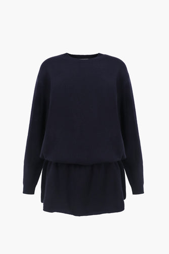 KAZIA KNIT DRESS IN NAVY