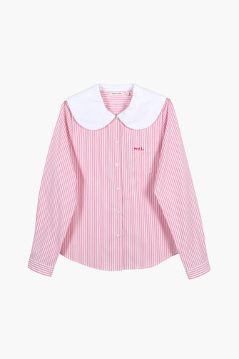 LUTON SHIRT IN PINK STRIPE