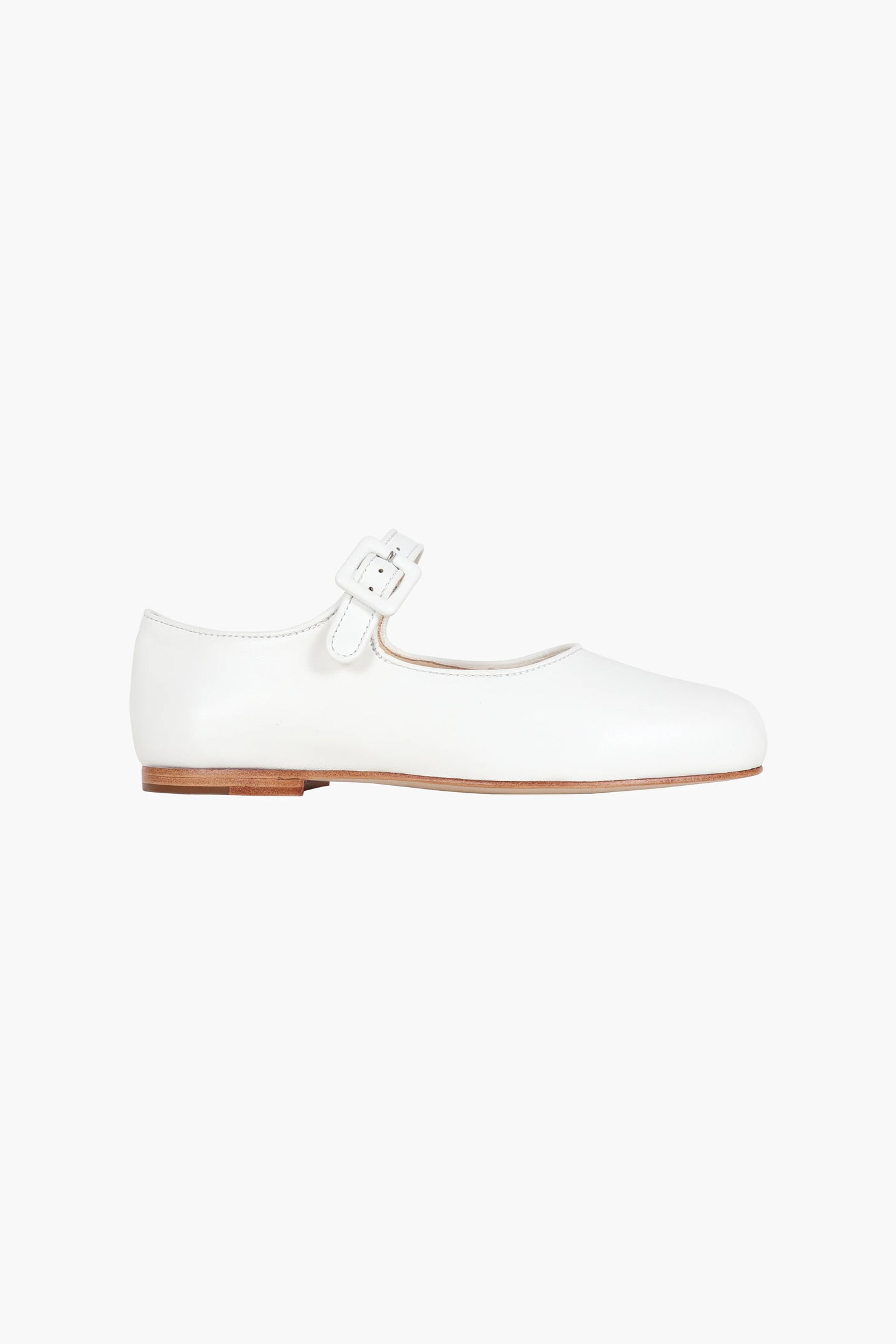 Mary Jane Pointe In Optic White Nappa