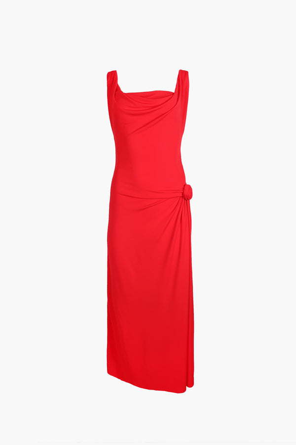 NESS DRESS IN RED