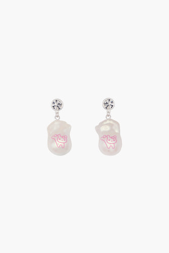 BUNNY PEARL EARRINGS