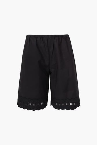 PEPITA SHORTS IN BLACK