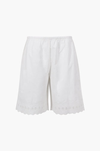 PEPITA SHORTS IN WHITE