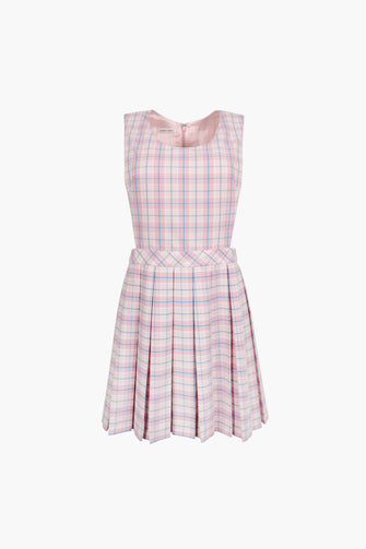 PILOT PINAFORE IN PINK TARTAN