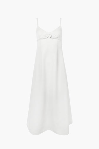 PILTON DRESS IN WHITE