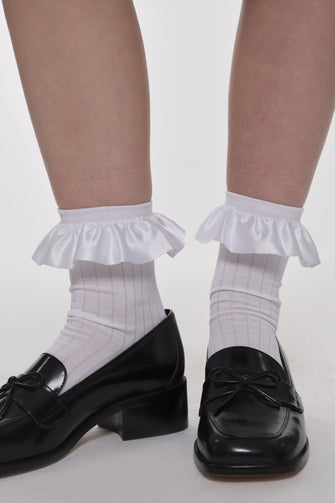 LAMPSHADE SOCK IN WHITE