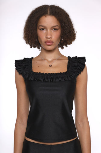 KALE TOP IN BLACK