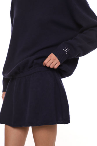 KAZIA KNIT DRESS IN NAVY