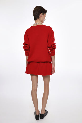 KAZIA KNIT DRESS IN RED