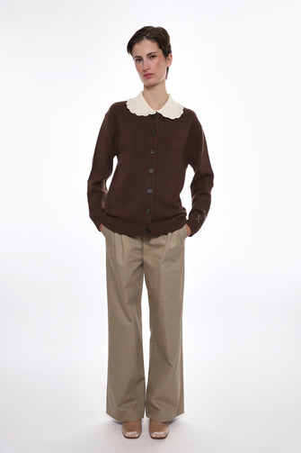 KODA CARDIGAN IN BROWN