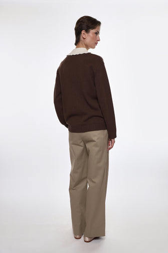 KODA CARDIGAN IN BROWN