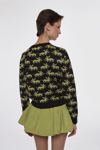 BOUCHETTE CARDIGAN IN BROWN