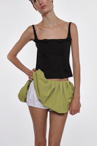 THEO SKORT IN CHARTREUSE