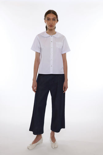 SPLITTER TOP IN WHITE