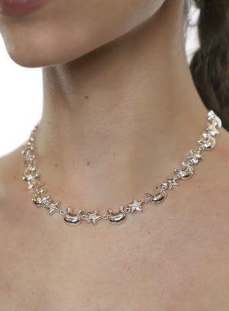 TERMINATOR BUNNY STAR NECKLACE