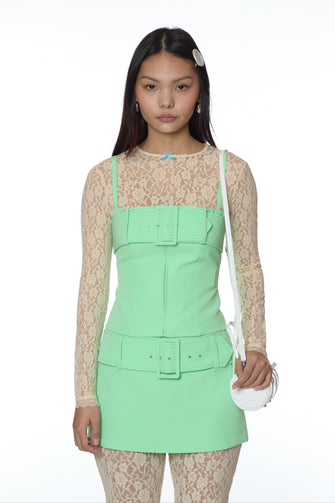 NANO PENCIL CASE BAG IN WHITE