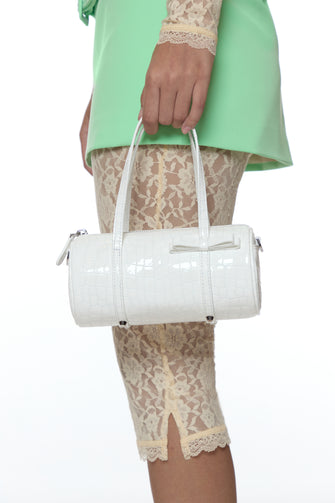 NANO PENCIL CASE BAG IN WHITE