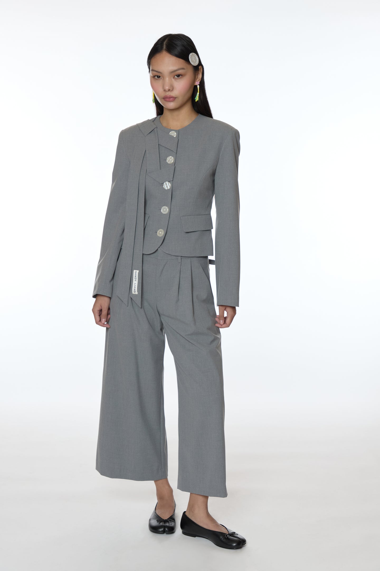 MAKI PANT IN GREY – SANDY LIANG