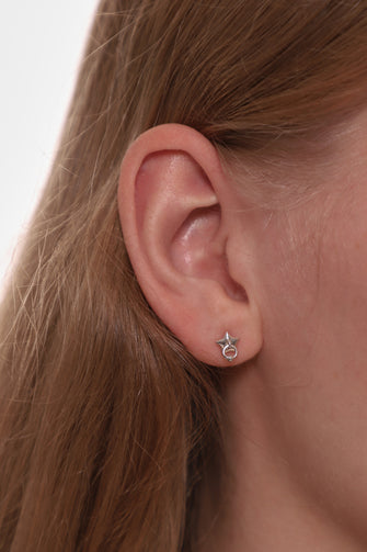 MICRO WANDA EARRINGS IN STERLING SILVER