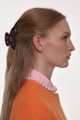 SANDY LIANG 6月までSALE໒꒱ ブラックリボンヘアアクセサリー SANDY LIANG 6月までSALE໒꒱ ブラックリボンヘアアクセサリー