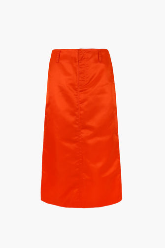 RAVENNA SKIRT IN ORANGE