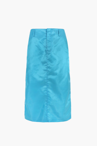 RAVENNA SKIRT IN TURQUOISE