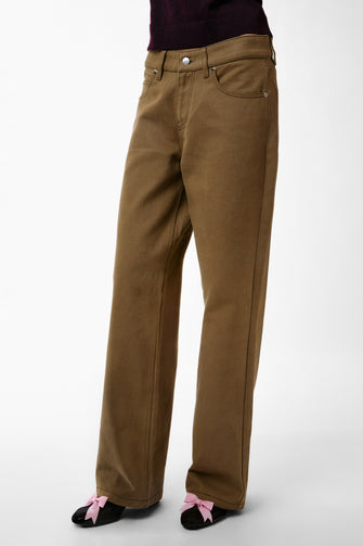 TARO JEANS IN BROWN