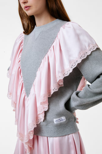 TUMBLE SWEATSHIRT IN GREY