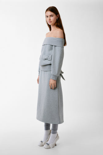 NESTON SWEATSHIRT IN HEATHER GREY