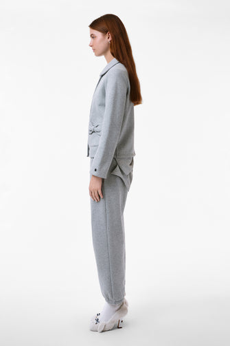 DIMPLE SWEATPANT IN HEATHER GREY