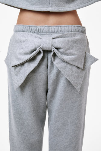 DIMPLE SWEATPANT IN HEATHER GREY