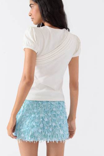 JUICE SKIRT IN ICE BLUE CONFETTI