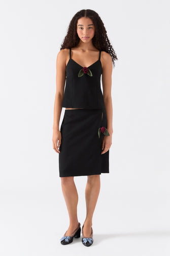 WARTON SKIRT IN BLACK