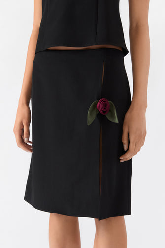 WARTON SKIRT IN BLACK