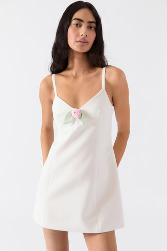 CAVATELLI DRESS IN IVORY