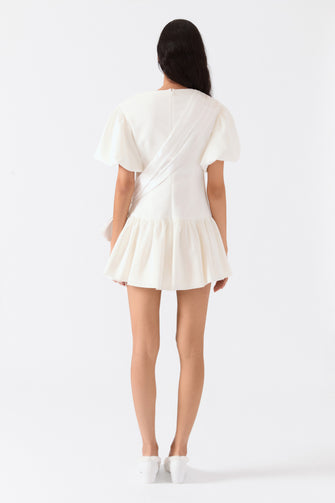 ELODIE DRESS IN IVORY