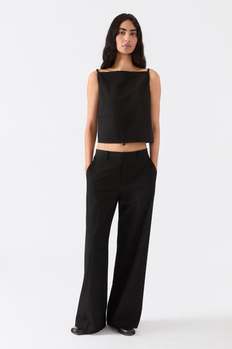 CECILIA TOP IN BLACK