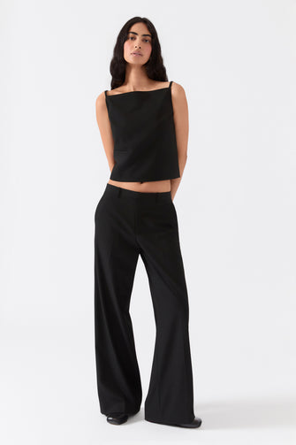 CECILIA TOP IN BLACK