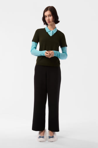 LOTTIE SWEATER IN AQUA FERN