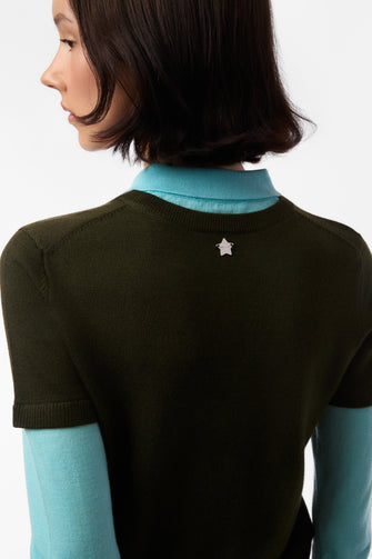 LOTTIE SWEATER IN AQUA FERN