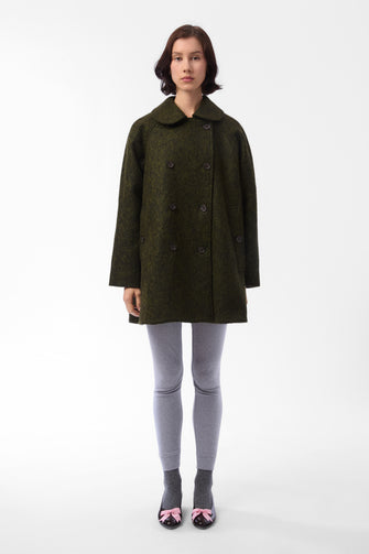 HUXLEY TRENCH IN MOSS GREEN