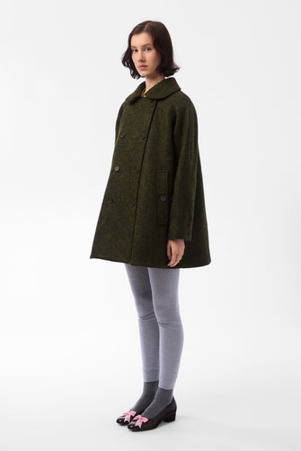HUXLEY TRENCH IN MOSS GREEN