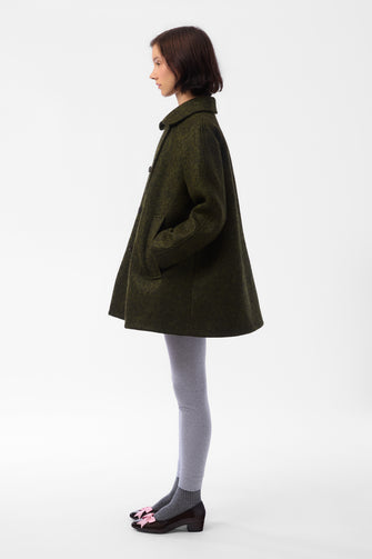 HUXLEY TRENCH IN MOSS GREEN